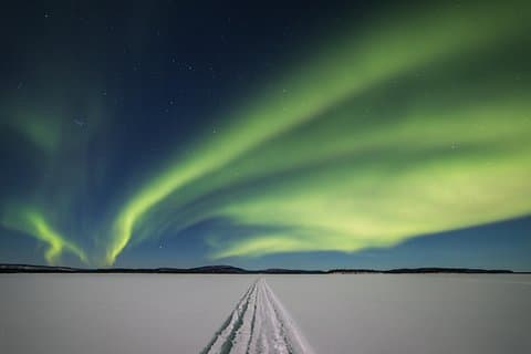 Northern ligths tour to Lake Inari