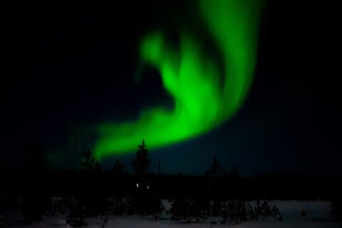 Private Northern Lights Tour With Skis Or Snowshoes in Pyhä