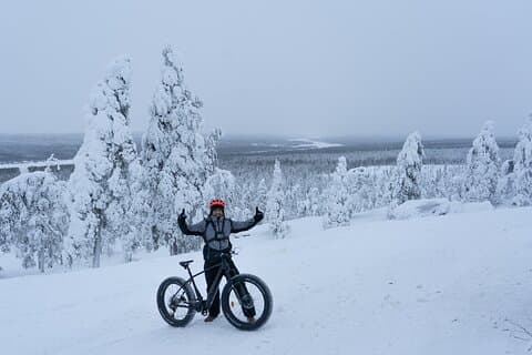 Private Electric Fatbike Tour in Winter from Rovaniemi