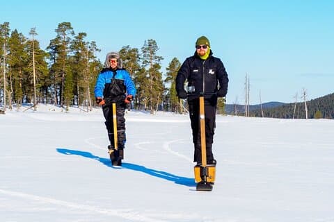 Electric Snow Scooters Tour