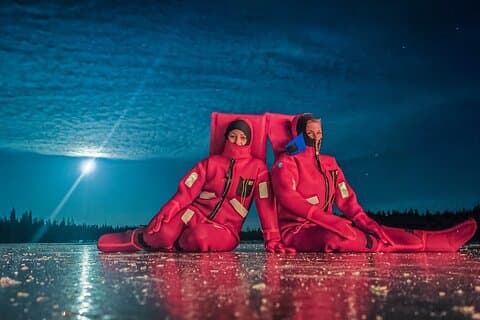Aurora Arctic Ice Floating in Rovaniemi, Small-group