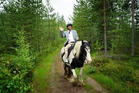Horse Riding: a Summer Adventure in Lapland