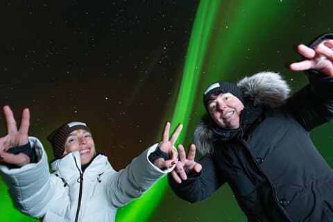Photo Aurora from the floor