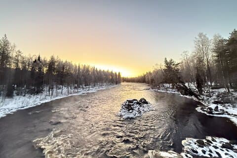 Beautiful view in Lapland!