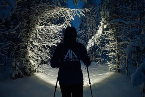 Night-Time Snowshoeing Under the Northern Sky (Small Group of 6)