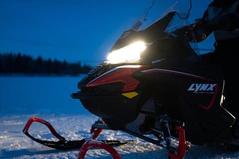 Small Group Pure Snowmobile Night Experience