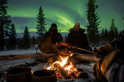 Rovaniemi Small-Group (1–4 Guests) Aurora Chase with Photos & BBQ