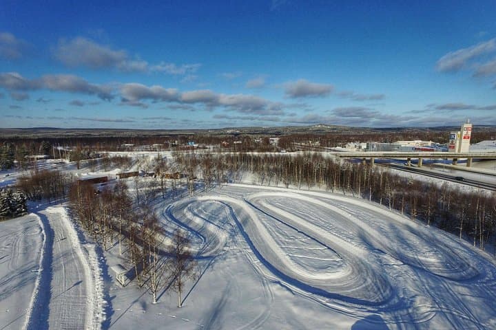 Arctic Ice Karting and Snowmobile Safari