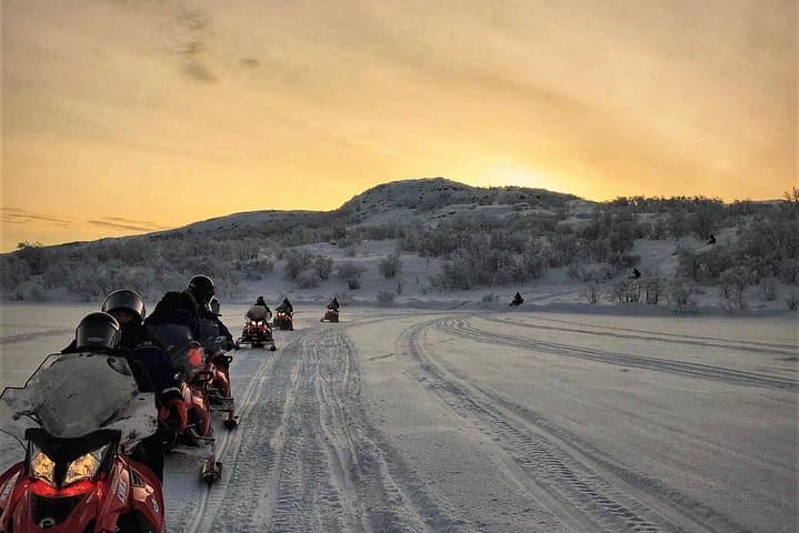 Arctic Ice Karting and Snowmobile Safari