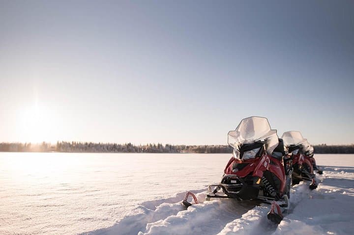 Snowmobiling