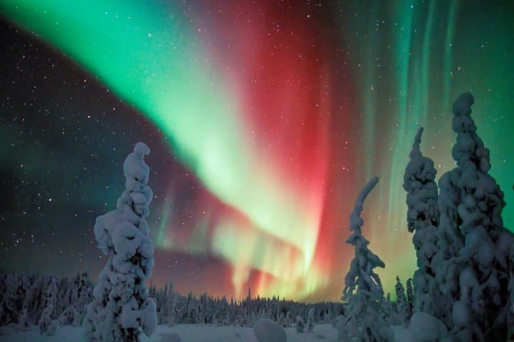 Hunting Northern Lights by Snowmobile - Rovaniemi