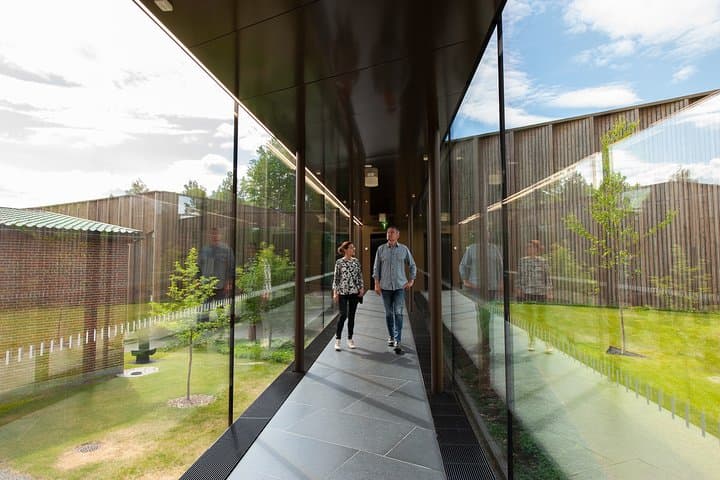 Entry to the amazing Serlachius Museums in the Tampere region
