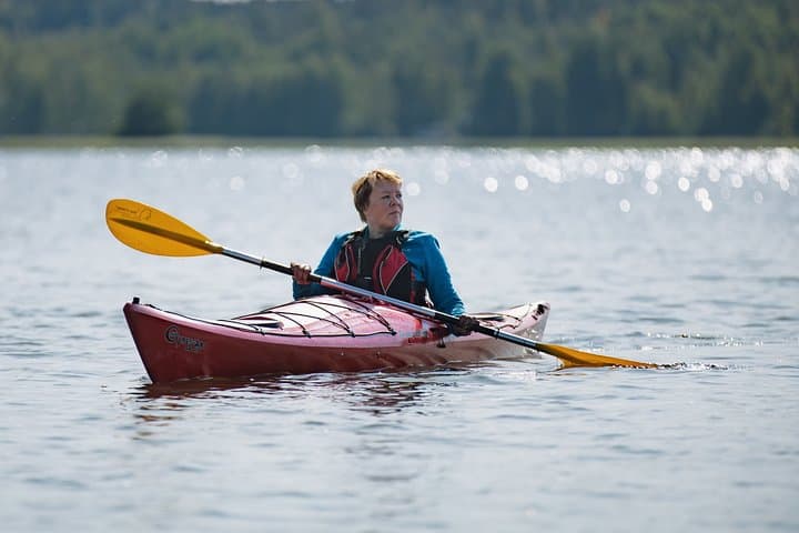 Lake kayaking trip