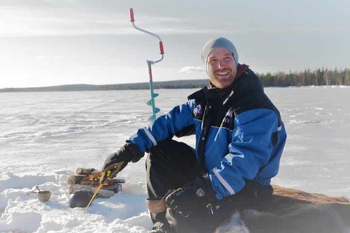 Ice Fishing Like a Finn in Rovaniemi, Apukka Resort