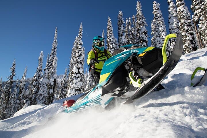 Snowmobile Safari through Lappish Forest from Rovaniemi