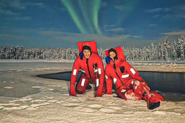 Aurora Arctic Ice Floating in Rovaniemi, Small-group