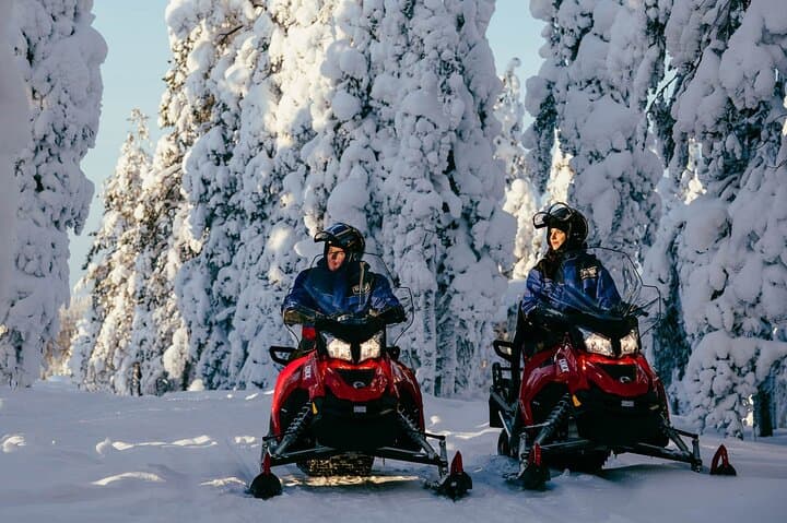 Snowmobile Safari with Ice Fishing Experience