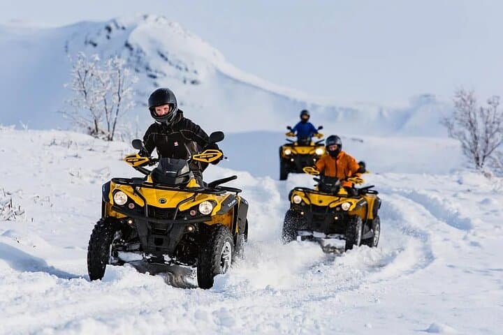 Winter Quad Bike Ride in the Arctic Circle from Rovaniemi