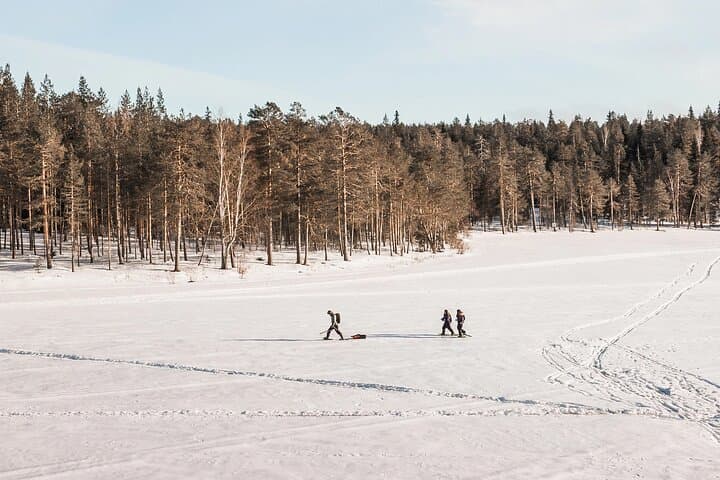 In the middle of Arctic wilderness...