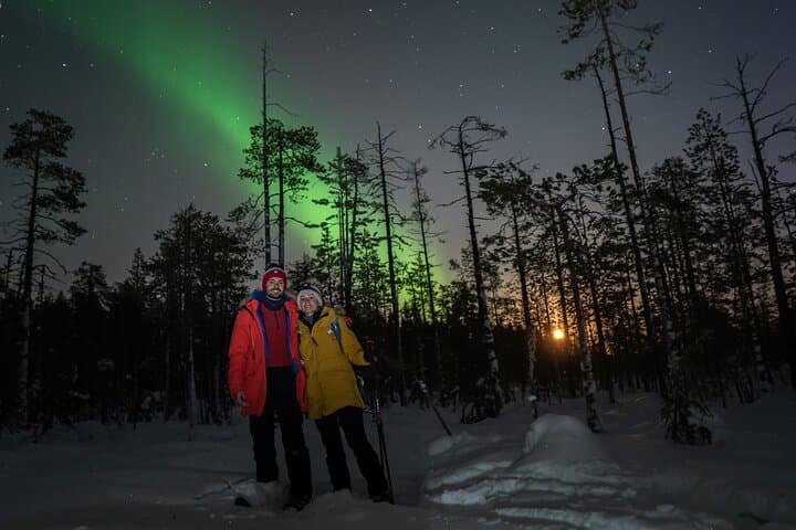Ski Trekking by Night: Private Experience from Rovaniemi
