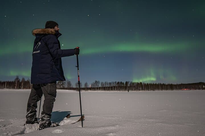 Ski Trekking by Night: Private Experience from Rovaniemi
