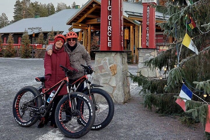 Cultural E-fatbike tour around Rovaniemi & Santa Claus Village