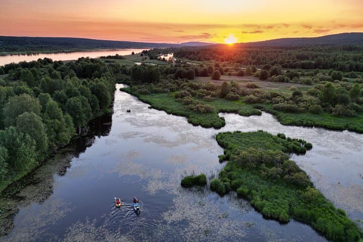 Canoe Trip in Lapland from Rovaniemi