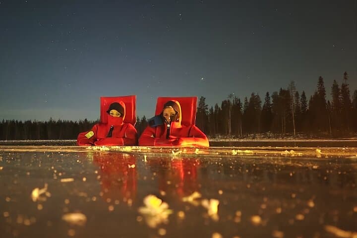 Aurora Arctic Ice Floating in Rovaniemi, Small-group