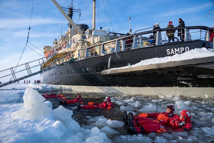 From Kemi: Icebreaker Sampo Cruise with icefloating program