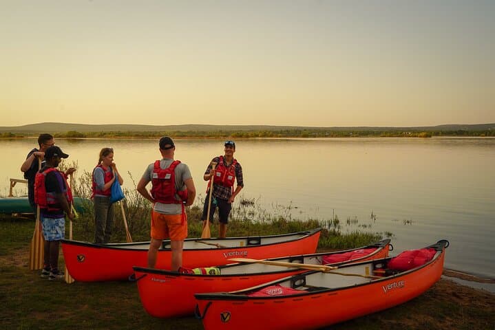 Canoe Tour under the Midnight Sun & Sunset from Rovaniemi
