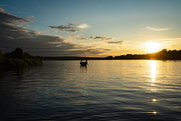 Guided Midnight Sun Fishing and Sightseeing Boat Tour