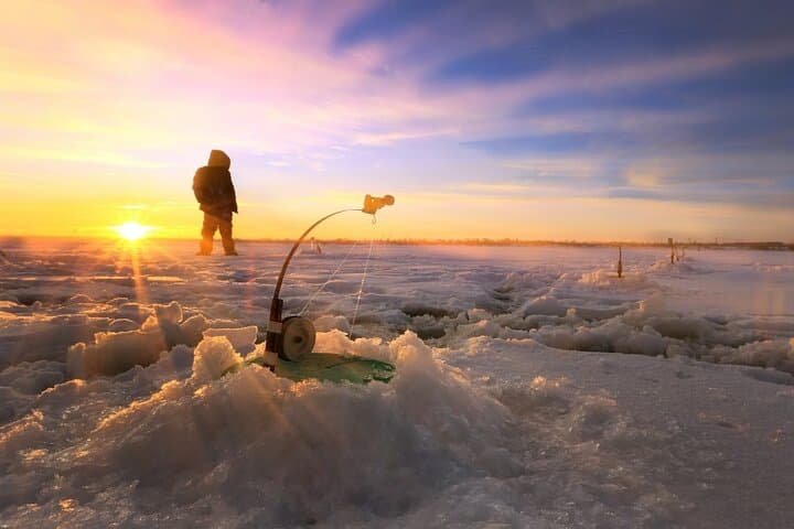 Snowshoeing and Ice Fishing Trip