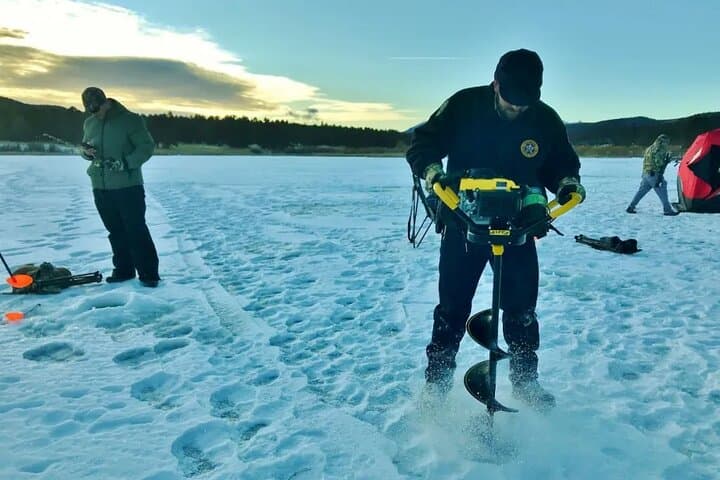 Snowshoeing and Ice Fishing Trip