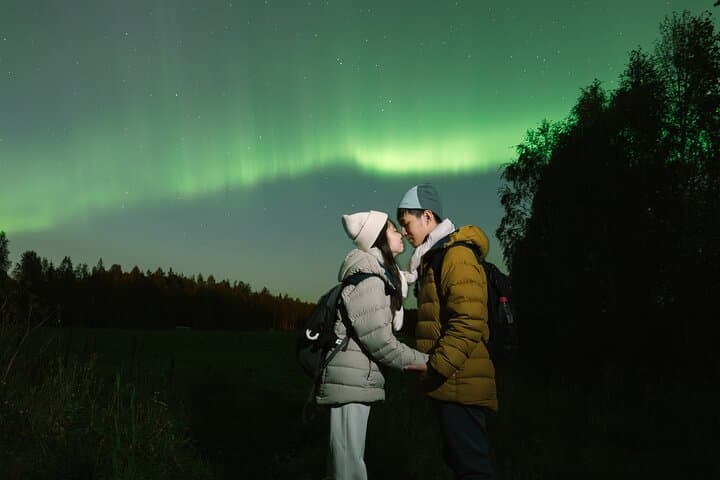 Your magical moment under the aurora borealis