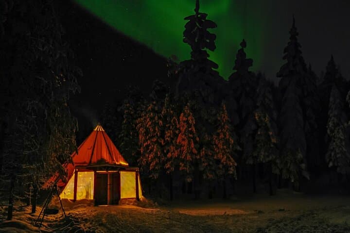 Aurora Camp and Open Fire Dinner