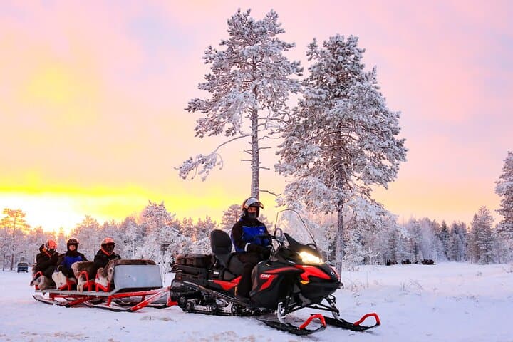 Family-Friendly Snowmobile Safari in Rovaniemi