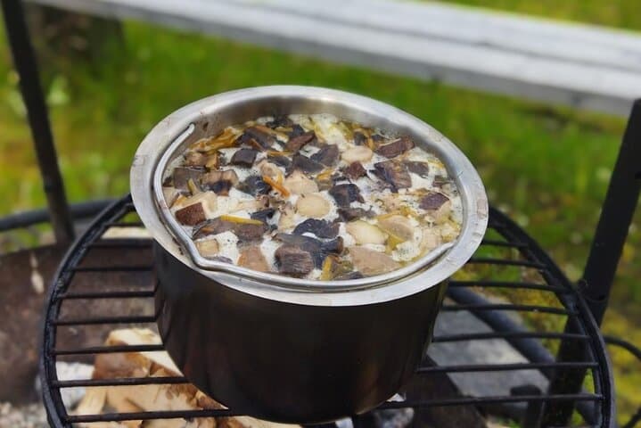 Berries Mushrooms and Soup Shared Experience in Rovaniemi