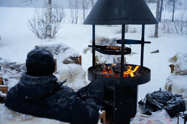 Rovaniemi: Ice Fishing from Private Lakefront Property & BBQ