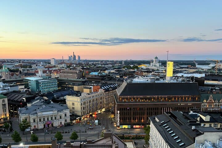 Ending the tour at a rooftop cafe-bar is the NON-alcoholic option