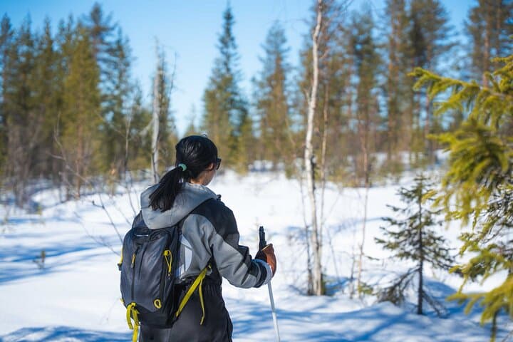 Backcountry skiing adventure