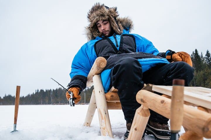 "ICEBREAKER" Ice Fishing VIP Tour & Gourmet Lunch in Glass Igloo*