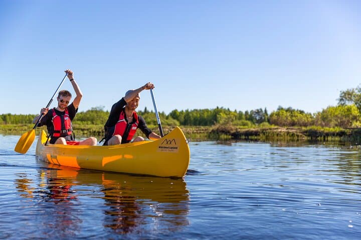 Canoeing in Rovaniemi