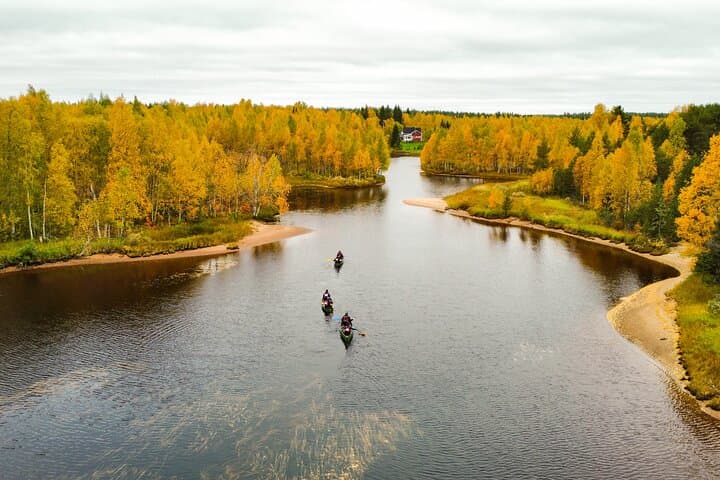 Autumn Canoeing Trip in Lapland