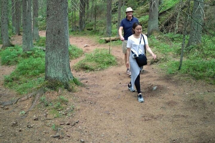 Hiking tour in Nuuksio National Park with meal and snacks
