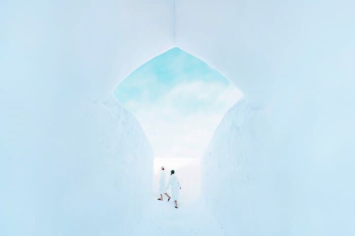Snow sauna, outdoor jacuzzi and Arctic SnowHotel visit