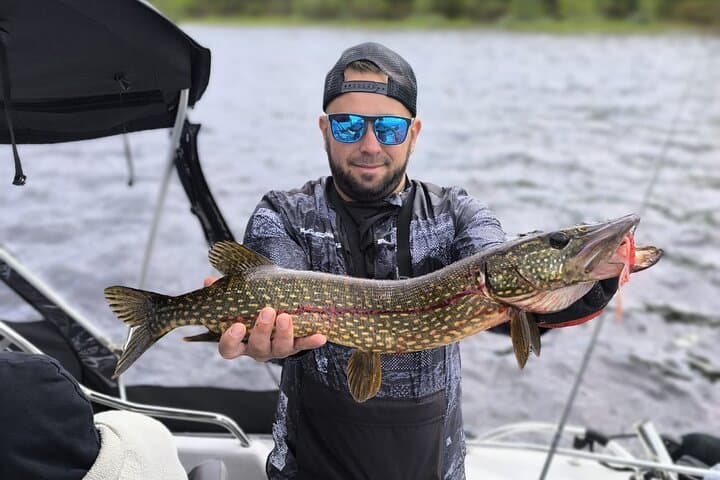 Guided Fishing Boat Tour in Rovaniemi