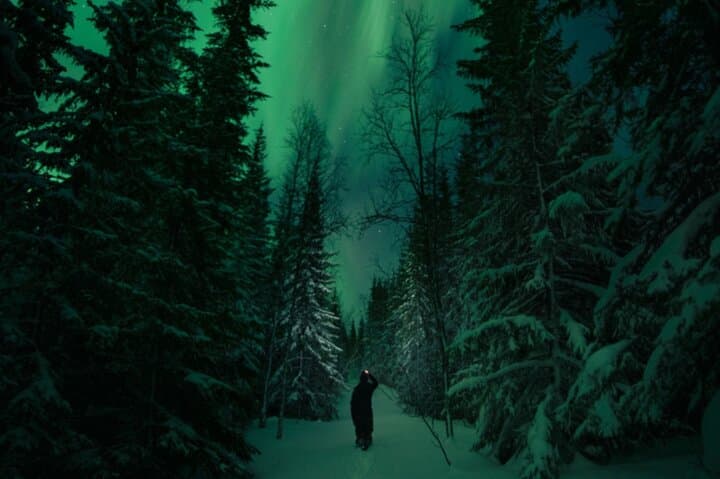 LEVI Adults Only Northern Lights Snowshoe Hunt (ALL INCLUDED)