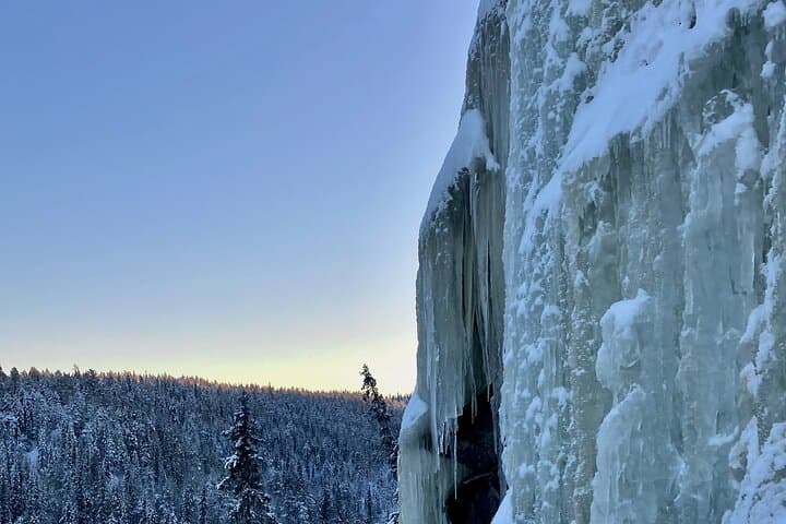 Arctic sky and ice