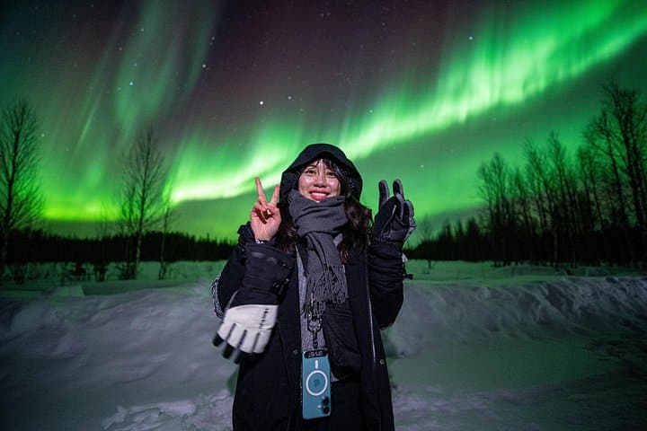 Rovaniemi: Northern lights - 100% Guarantee, Small-Group & Photos