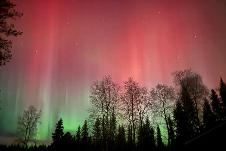 Red auroras!